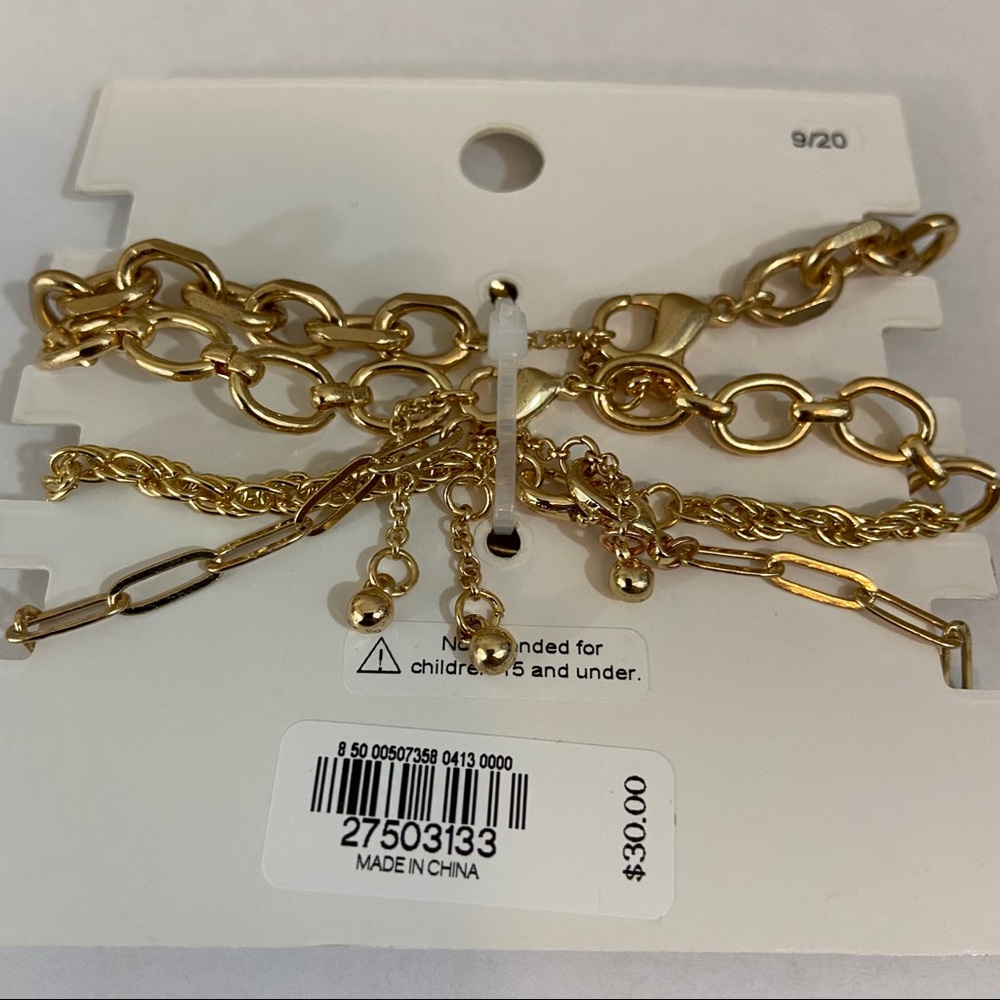 NWT Express gold 4 bracelet bundle - Picture 4 of 4